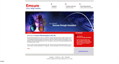 Desktop Screenshot of emcureusa.com