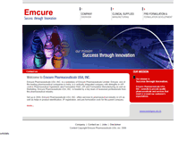 Tablet Screenshot of emcureusa.com
